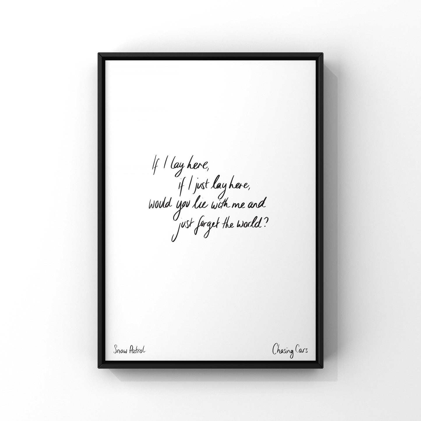 Chasing Cars - Snow Patrol