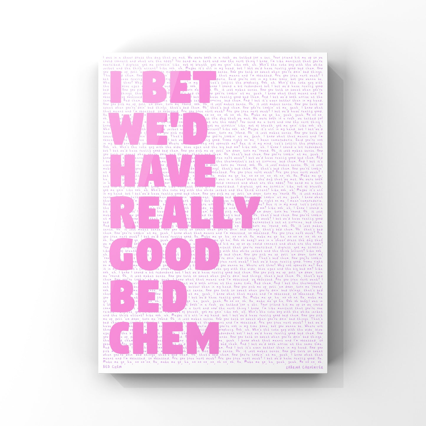 BED CHEM - SABRINA CARPENTER