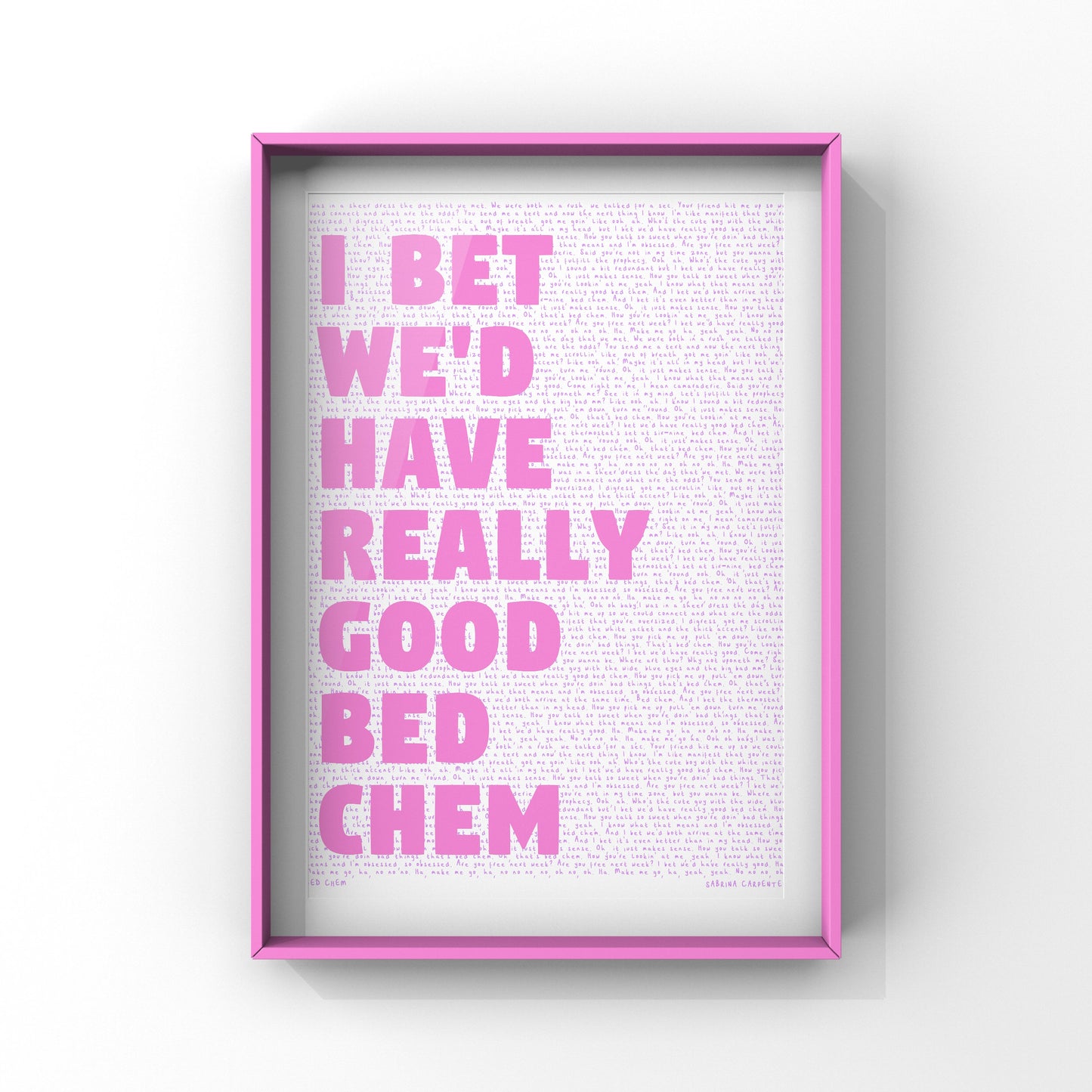 BED CHEM - SABRINA CARPENTER