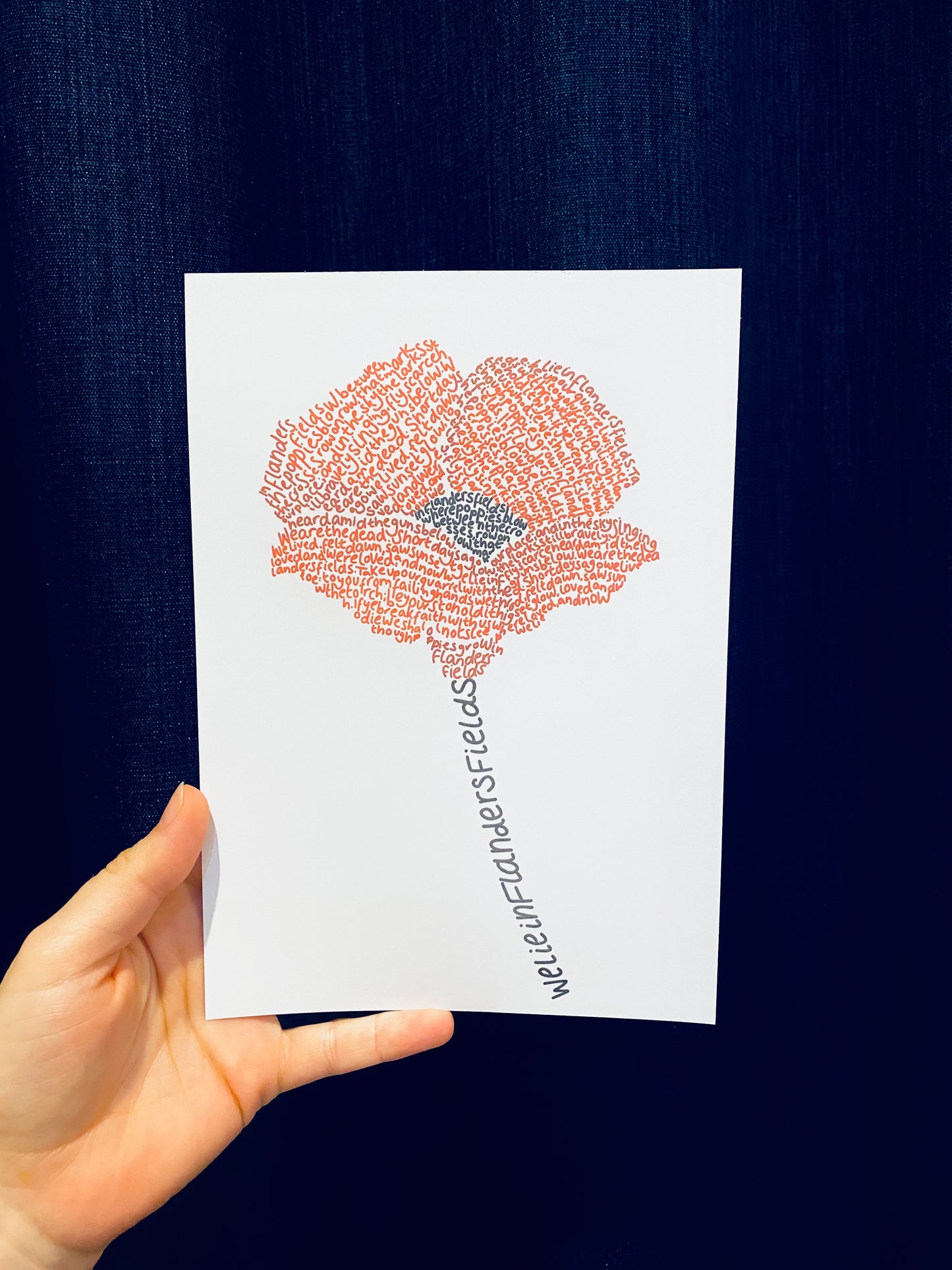 Remembrance Poppy - In Flanders Fields
