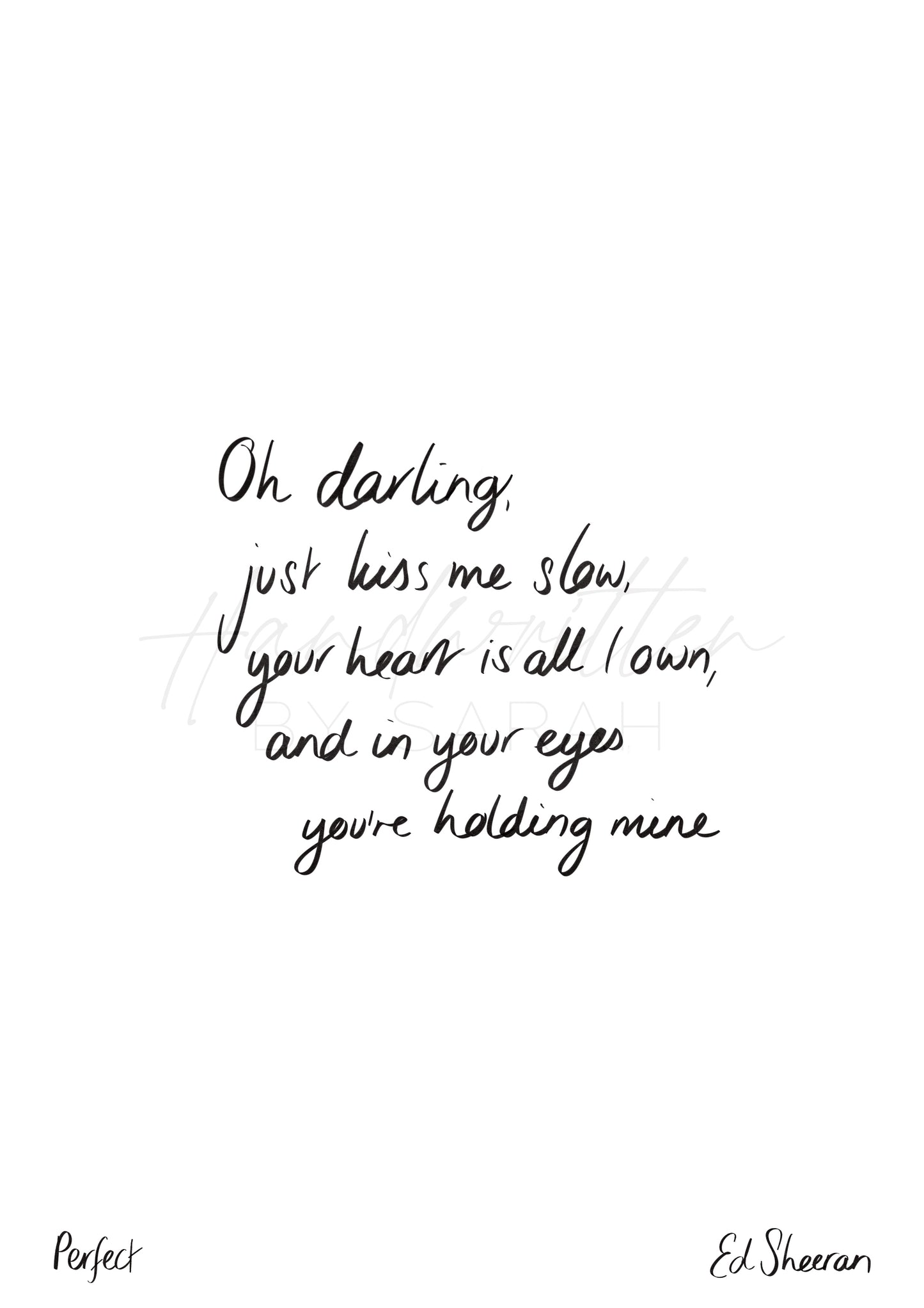 Perfect - Ed Sheeran