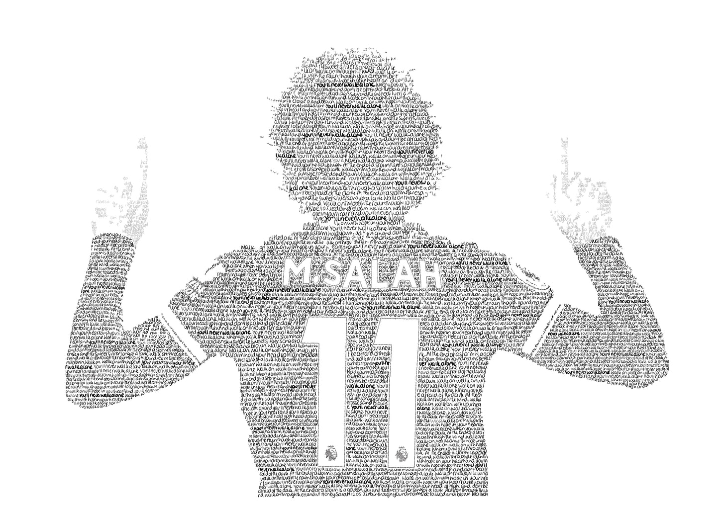 Custom handwritten portrait - DIGITAL FILE ONLY