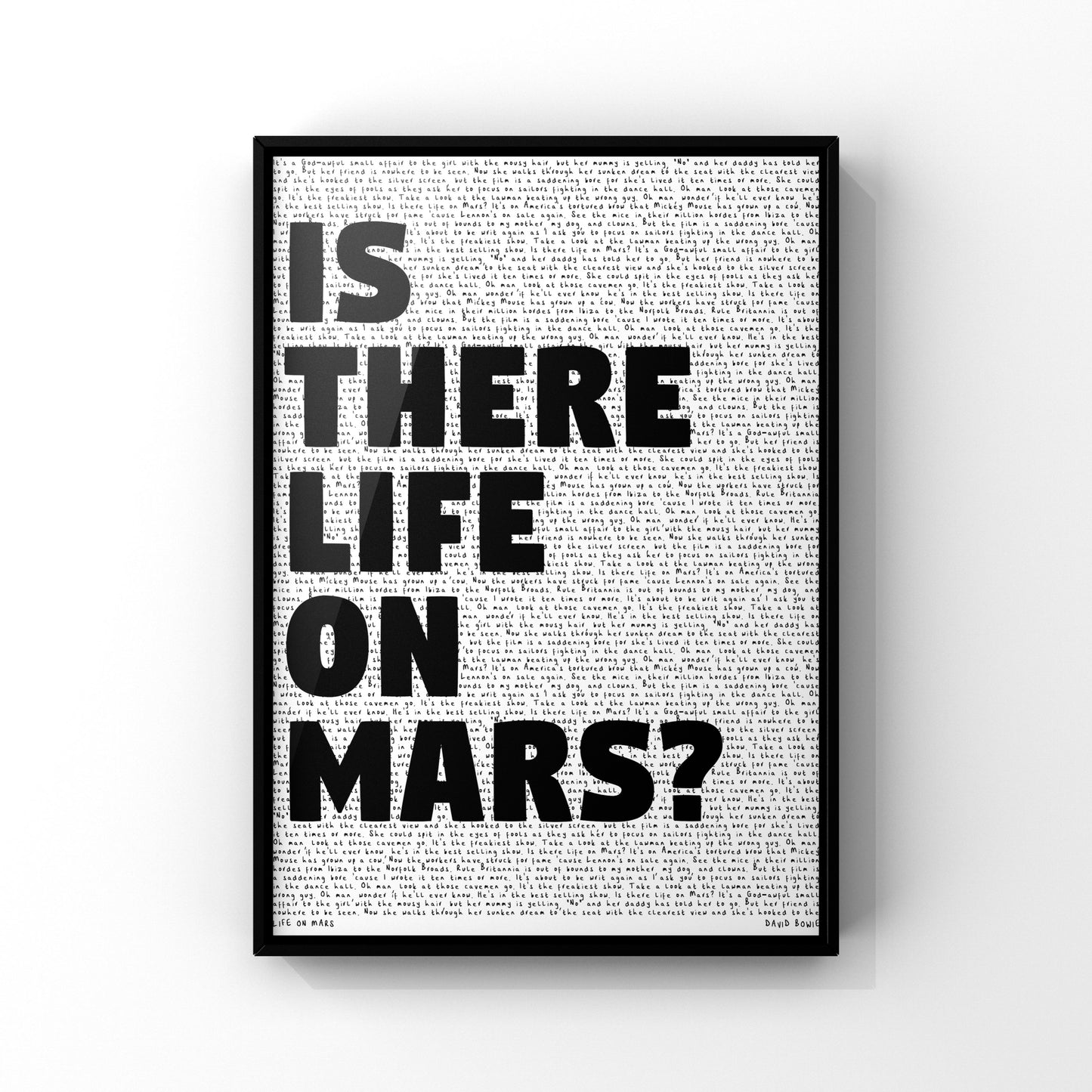 LIFE ON MARS - DAVID BOWIE