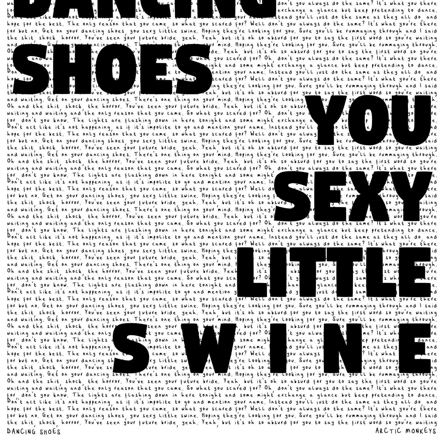 DANCING SHOES - ARCTIC MONKEYS